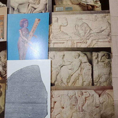 British Museum postcards like new, set of 11, 1979 edition