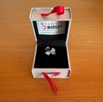 Morgan ring like new, silver with box