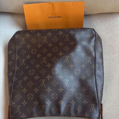 Louis Vuitton Looping GM shoulder bag used, brown monogram canvas