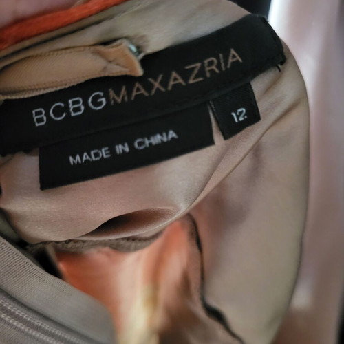BCBG Maxazria No12 dress 100% silk like new, multicolor