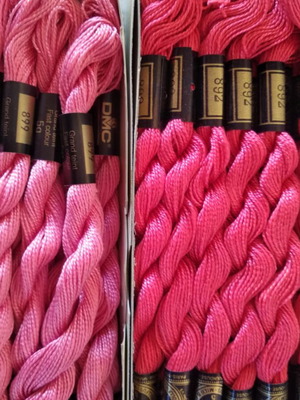 Νήματα κεντήματος DMC Cotton Perle καινούργια, ένα ματσάκι