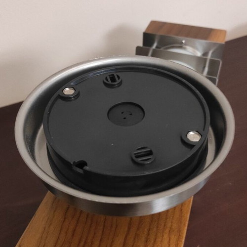 Outdoor wall light with wood and stainless steel, new