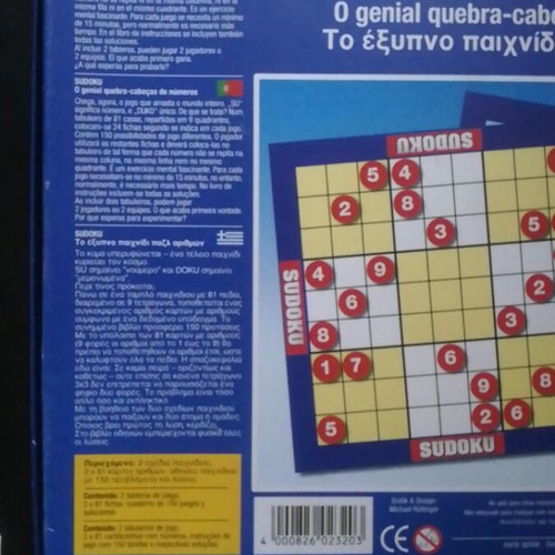Noris Sudoku board game used