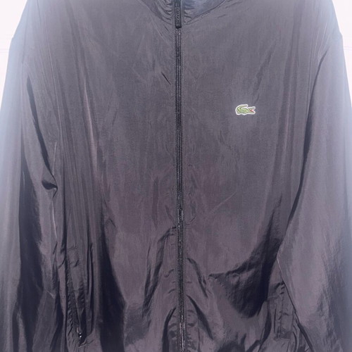 Lacoste Light Windbreaker Jacket New Black Size M