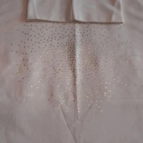 White Y2K Extre Sleeveless Top like new with rhinestones