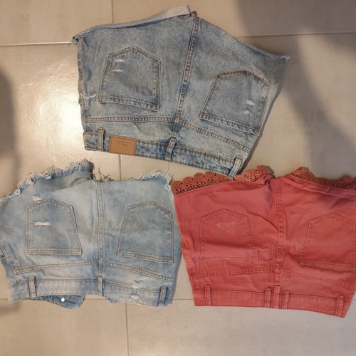 Set of 3 shorts and 2 skirts XS/S like new