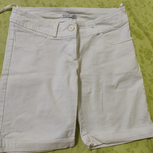 Positivo women's cotton shorts S white like new