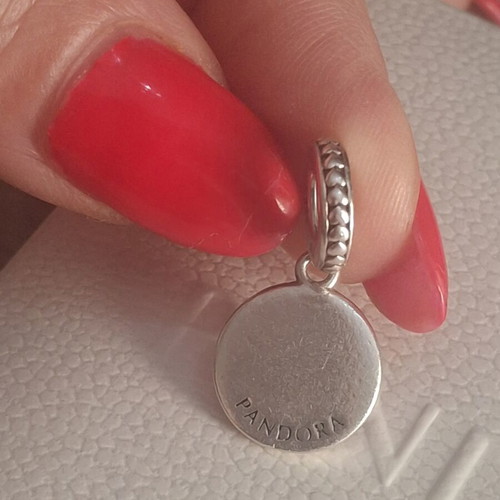 Pandora dangle charm, silver