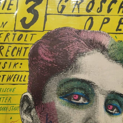 Collectible poster like new, The Threepenny Opera 58×81
