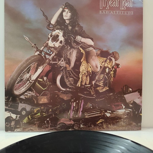 Meat Loaf Bad Attitude Vinyl LP Album 1984 near mint rock