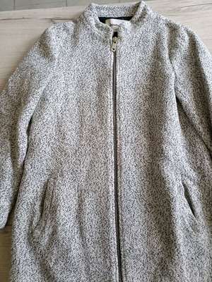 Stradivarius coat like new, gray, size S