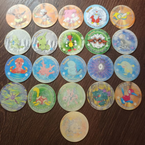 Pokemon Tazos stickers