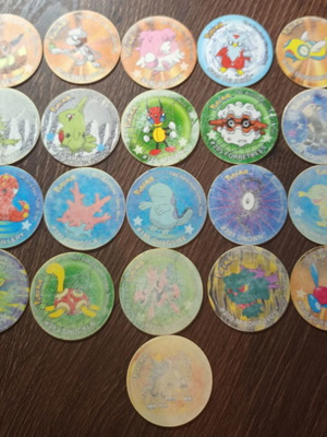 Pokemon Tazos stickers