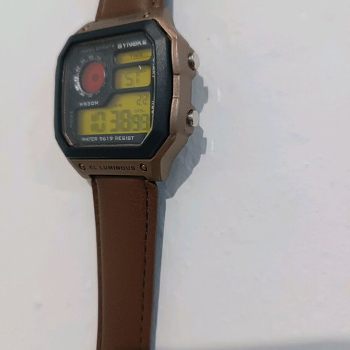 Synoke AE 1200 Custom Screen Mod Wristwatch new, brown