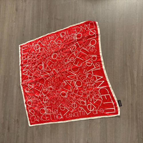 Lancetti silk red scarf like new