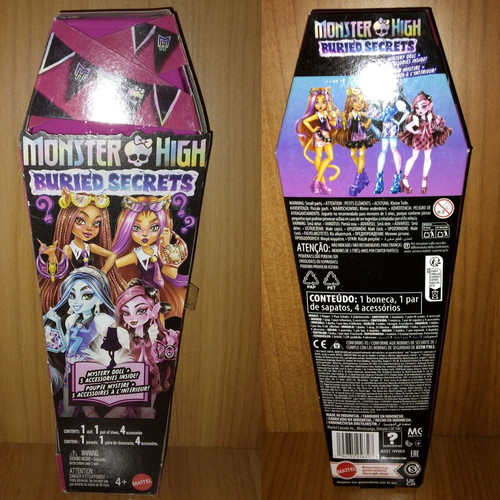 Monster High G3 Buried Secrets Wave 2 Scare-mester Style Draculaura doll like new