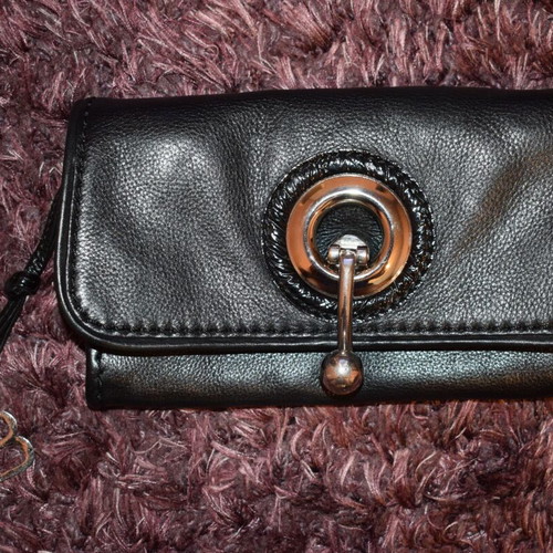 Milene Berger clutch black like new