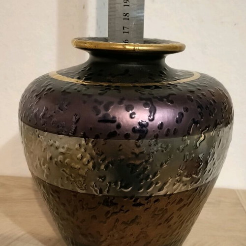 Decorative vase like new, ceramic 17x14 cm