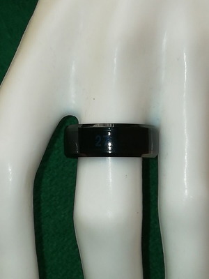 Wedding ring new dark brown and black color