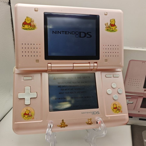 Nintendo DS pink handheld console used with original box and accessories