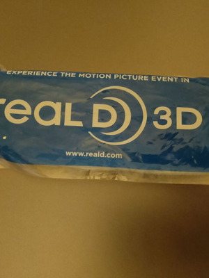 3D Glasses new with second pair used in excellent condition