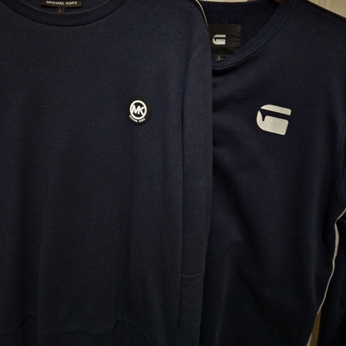 Clothing set used with G-Star sweatshirt S, Michael Kors blouse M, G-Star jeans