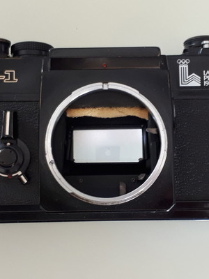 Canon F1 1980 used, Lake Placid special edition camera body