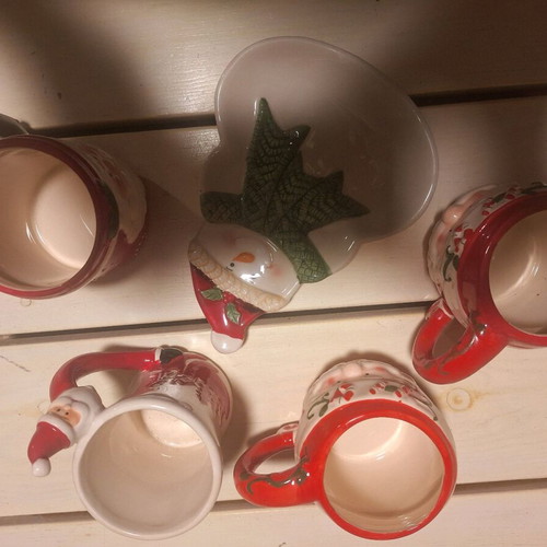 Christmas kitchenware new, set of 5 pieces
