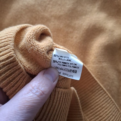 Men's sweater XL like new, orange