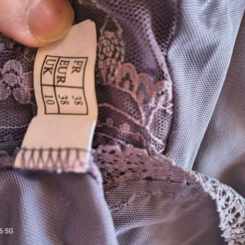 Etam Lilac Lace Camisole Size M Like New