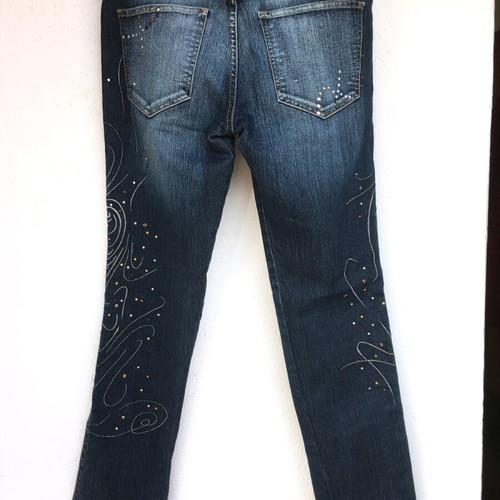 Dolce & Gabbana women's low rise jeans Y2K like new, size 34, blue