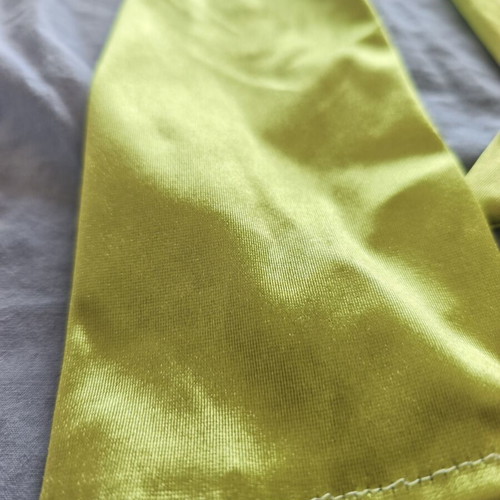 Gloves light green elbow-length like new, worn once