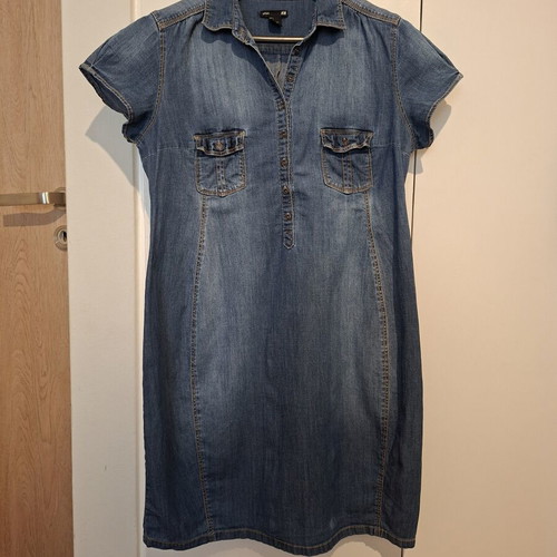 H&M Mama maternity dress blue size Large like new