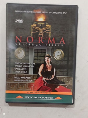Norma Vincenzo Bellini 2 DVD like new