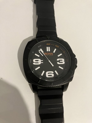 Hugo Boss ρολόι χειρός, μαύρο, unisex