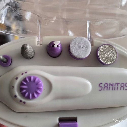Sanitas travel manicure and pedicure set new