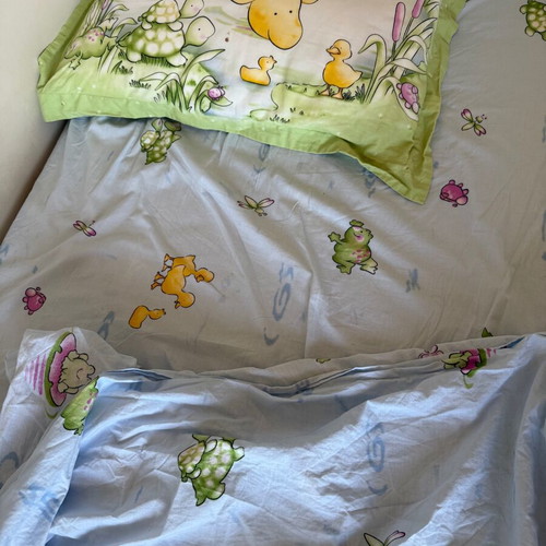 Children's bed sheet set for single bed