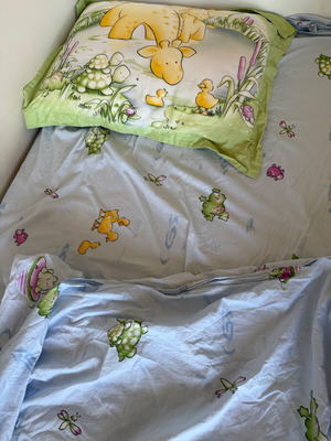 Children's bed sheet set for single bed
