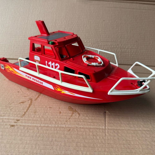 Playmobil fire rescue boat used