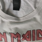 Iron Maiden Powerslave T-shirt used, white, size M