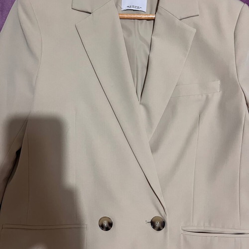 Bershka blazer new, beige, size XS