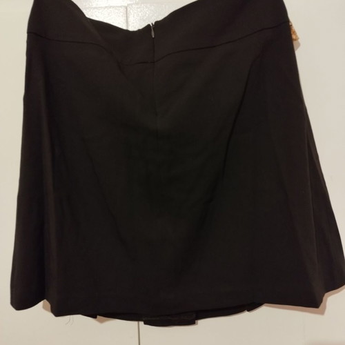 Ice short skirt used, brown with integrated belt M-L