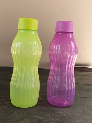 Μπουκάλι XtremAqua 880 ml καινούργιο, ασφαλές για κατάψυξη, μωβ και πράσινο