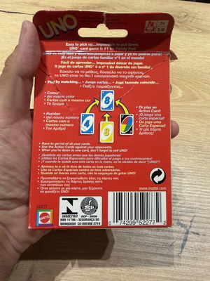 Uno game travel set, full