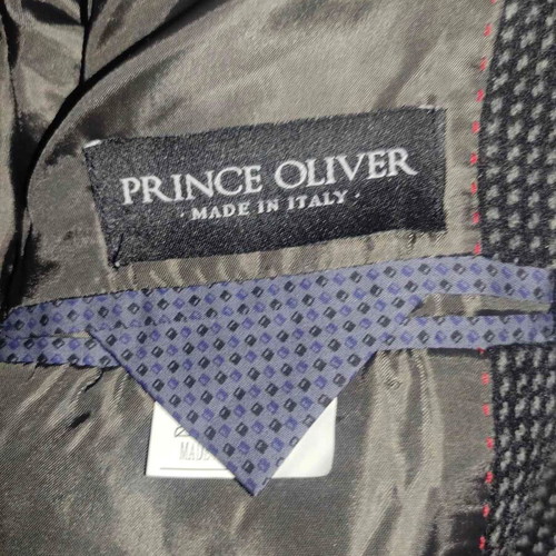 Prince Oliver jacket grey wool with viscose lining like new