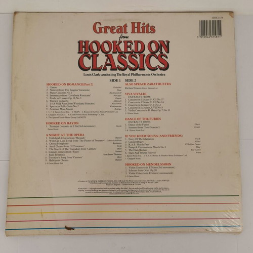 Record Great Hits From Hooked On Classics used 1983