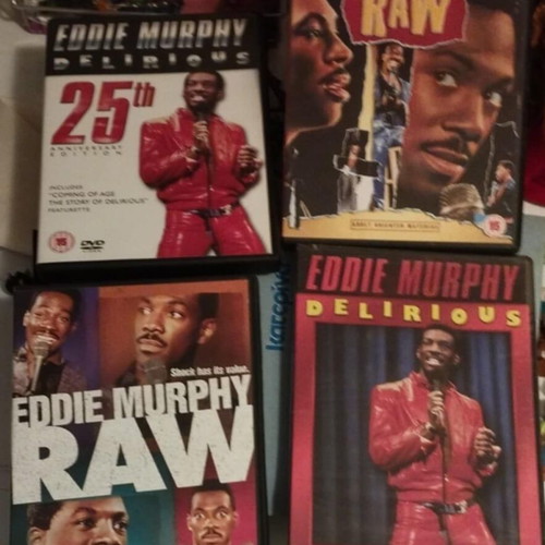 Eddie Murphy Raw Delirious comedy DVD pack of 4 like new