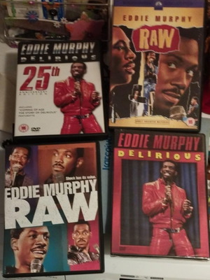 Eddie Murphy Raw Delirious comedy DVD pack of 4 like new