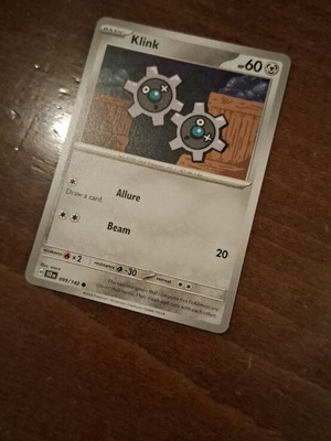 Pokemon Card Klink new