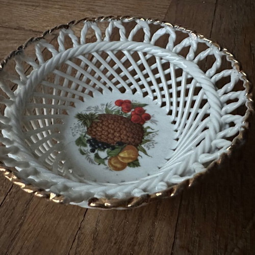 Small porcelain bowl used with minor chip